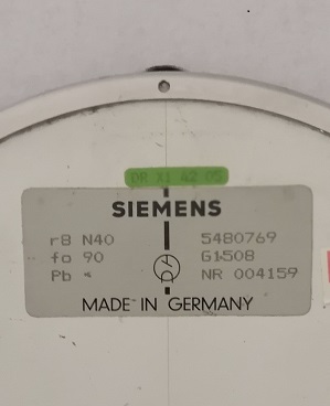 Siemens X-ray grid Label